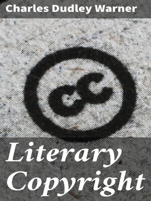 cover image of Literary Copyright